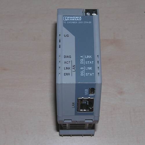 Phoenix 2702409 TC EXTENDER 2001 ETH2S Unmanaged Ethernetext