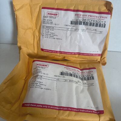 LOS VON 2 STCK Fisher R67CFRX0012 TYP 67CFR REPARATURSATZ
