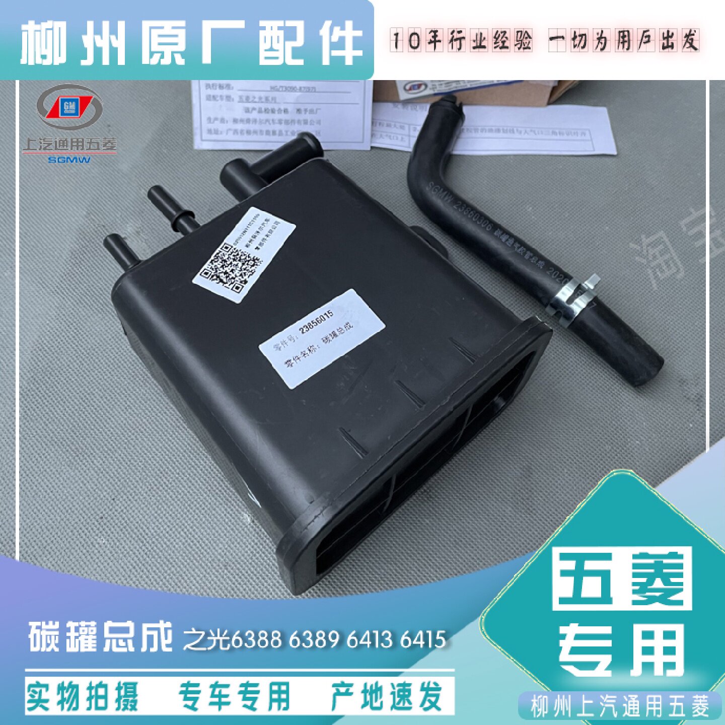 五菱之光6388 6389 6413之光小卡13款后 碳罐总成 油箱汽油过滤器