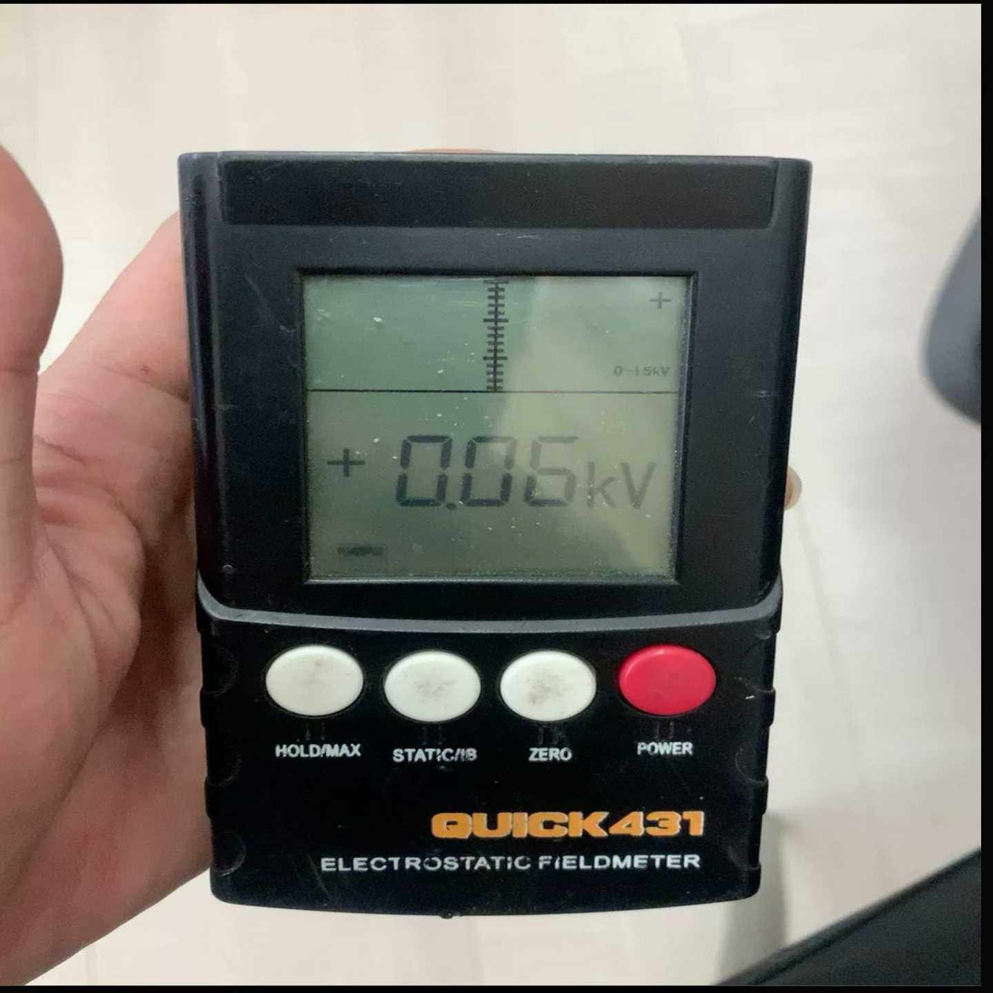 QUICK431静电测试仪离子平衡度检测仪手持式数显仪器，成-议价