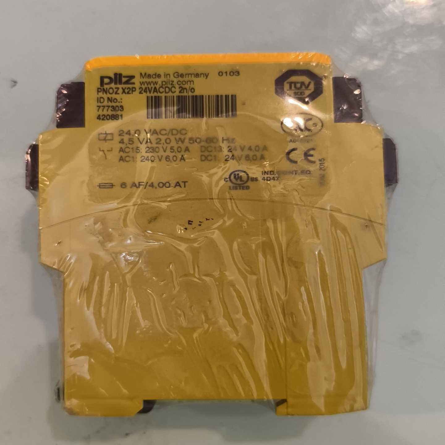 德国皮尔兹PILZ安全继电器PNOZX2P，型号77730--议价商品