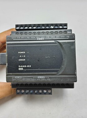 DVP04AD-E2台达PLC模拟量输入模块，已测试功能完好--议价商品