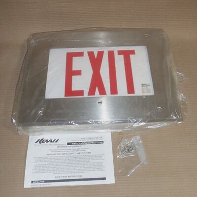 New Kenall CMEXR 053962 Recessed wall mount LED Emergency Ex