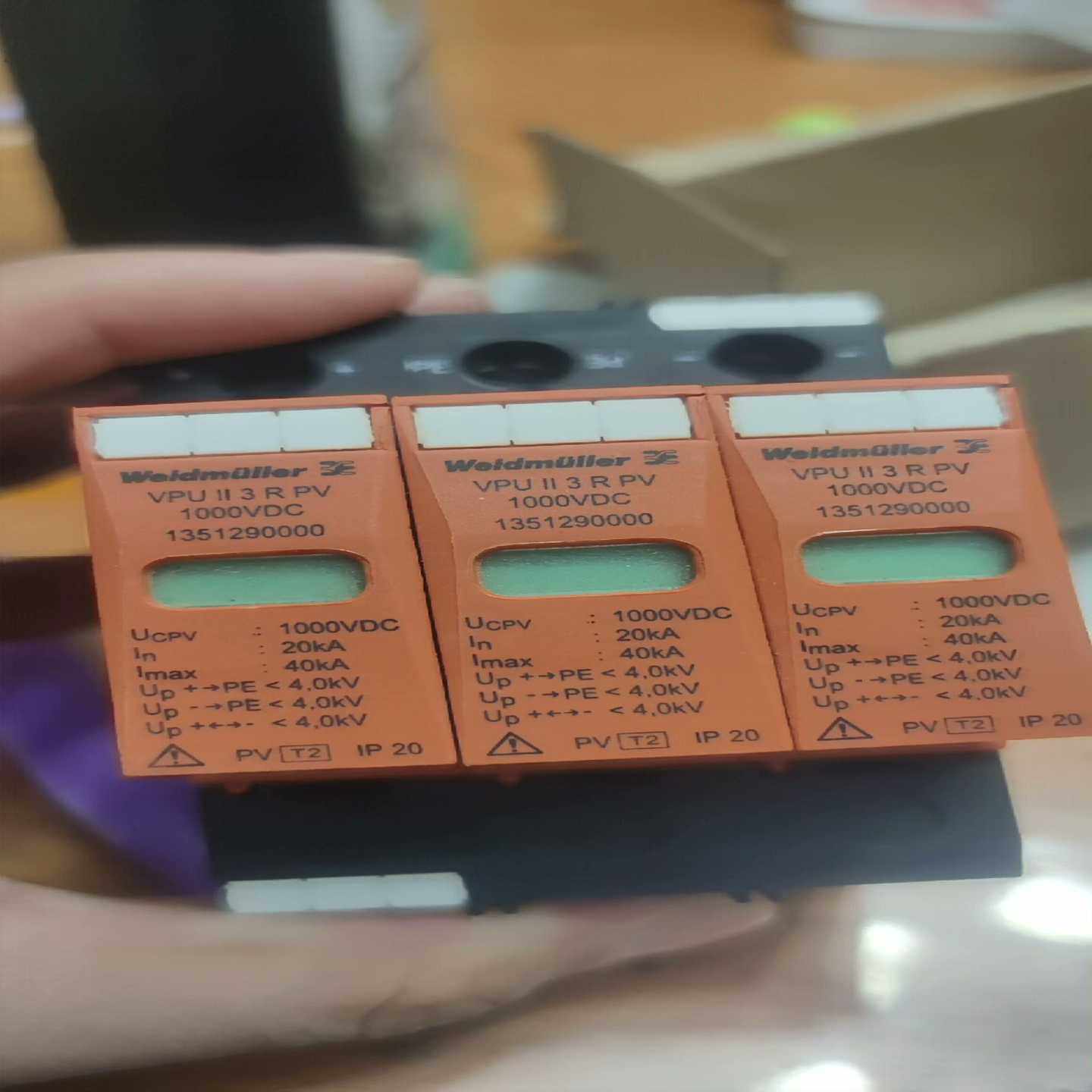 魏德米勒光伏直流防雷器VPUII3RPV1000VD询价