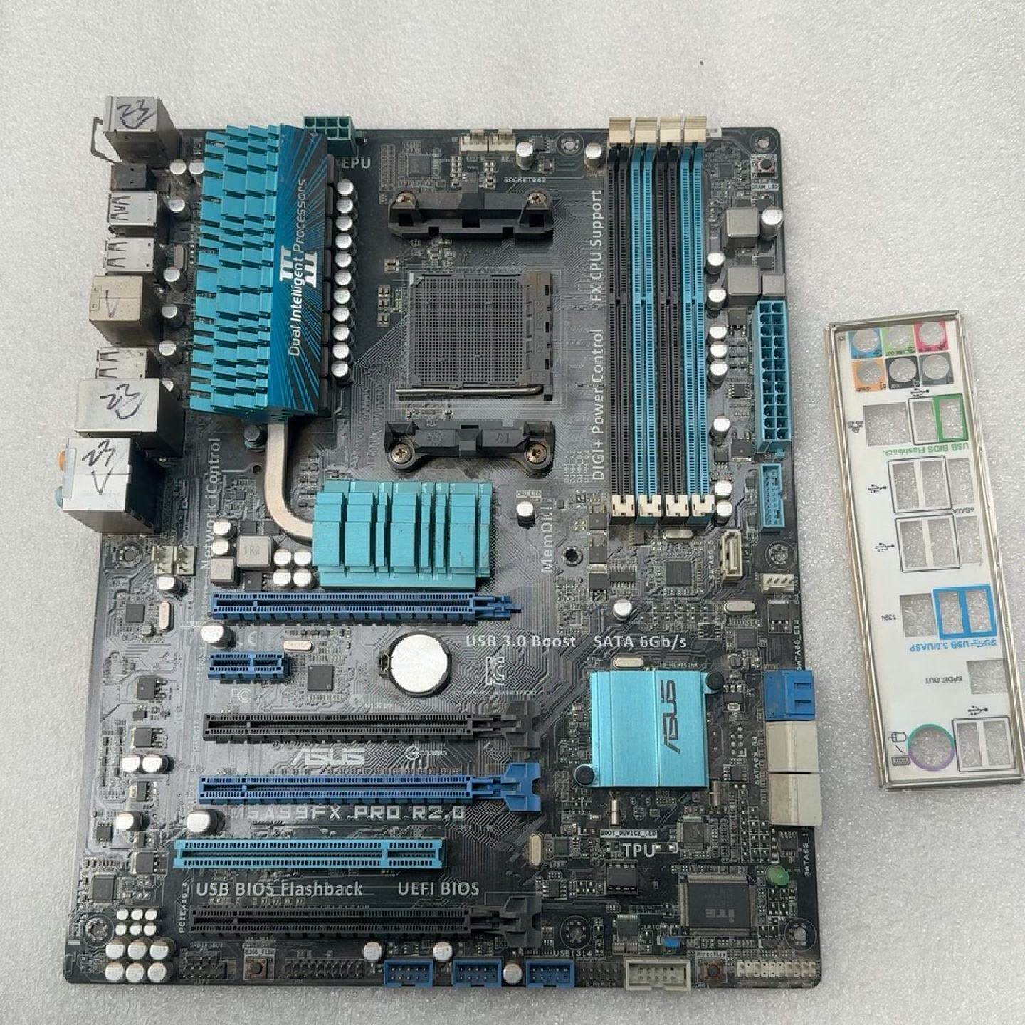 拆机Asus/华硕M5A99FX PRO R2.0主板。带挡--议价商品