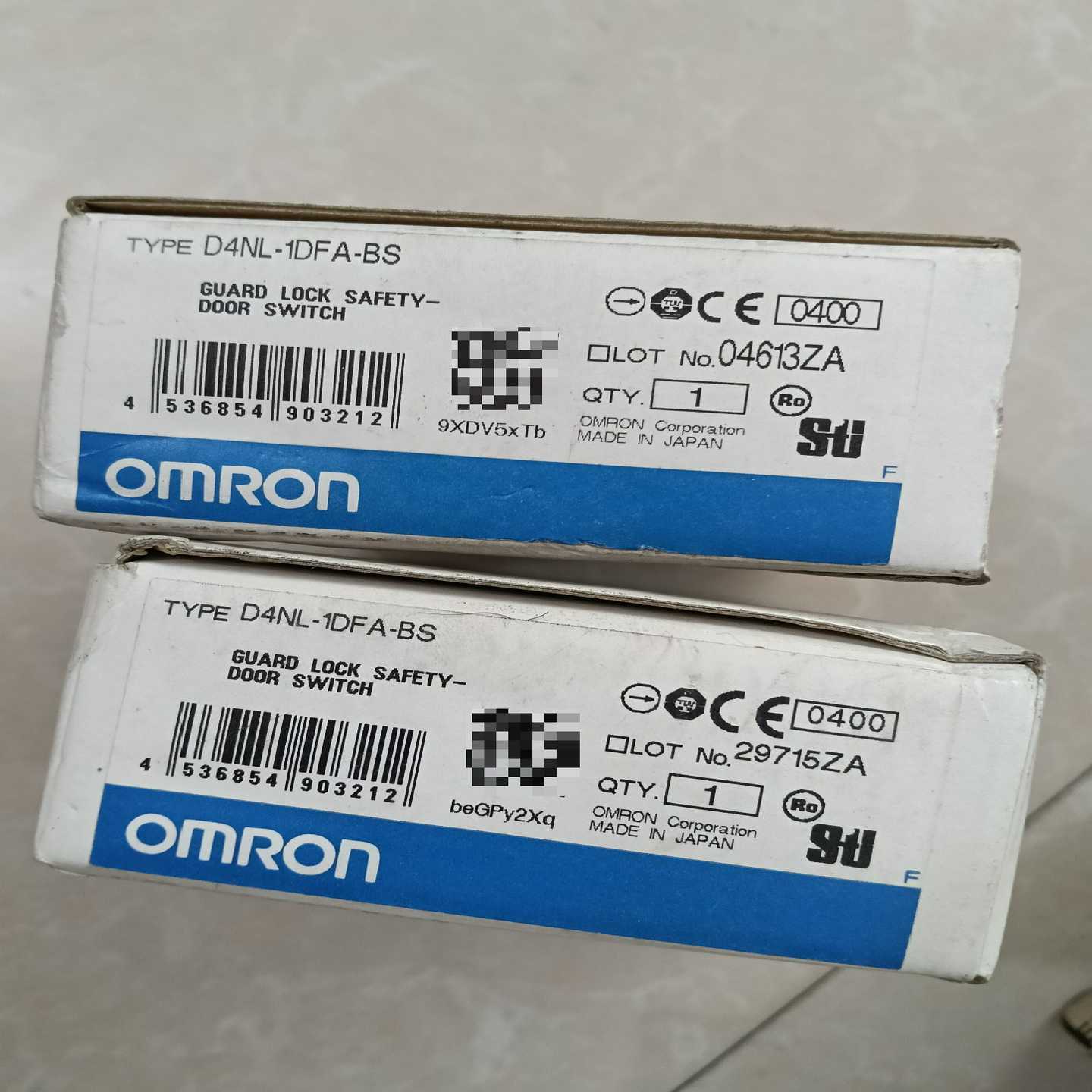 全新原装欧姆龙D4NL-1DFA-BS安全门电磁锁开关2个-询价客服