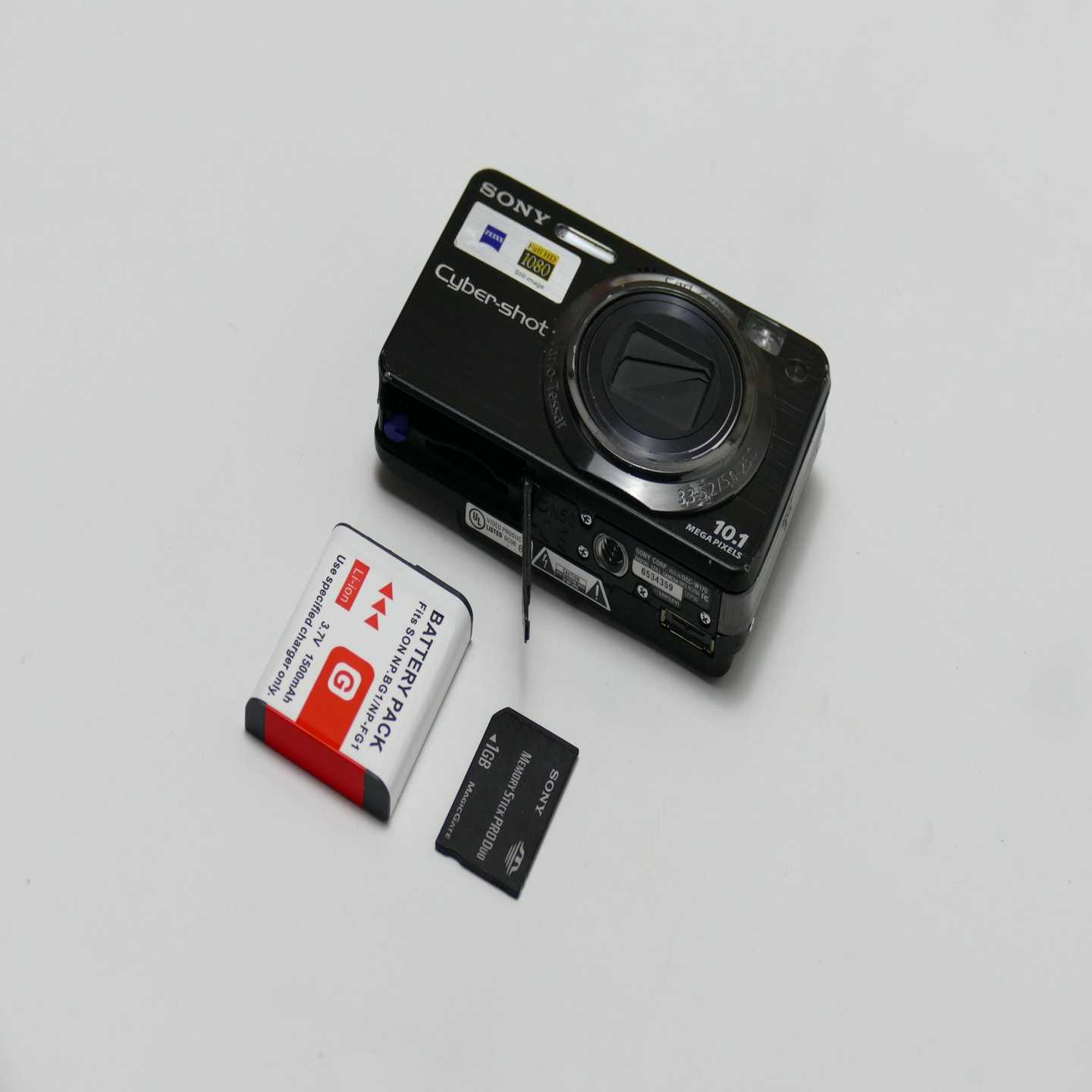 SONY索尼DSC-W170相机瑕疵机电池仓盖断裂~议价