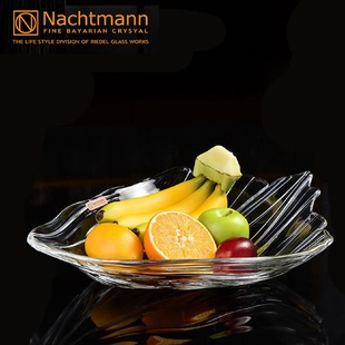 茶几果斗 德国进口NACHTMANN水晶玻璃果盘家用客厅创意简约欧式