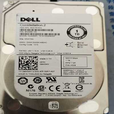 询价~戴尔1TB  2.5寸 7.2k ST91000640SS