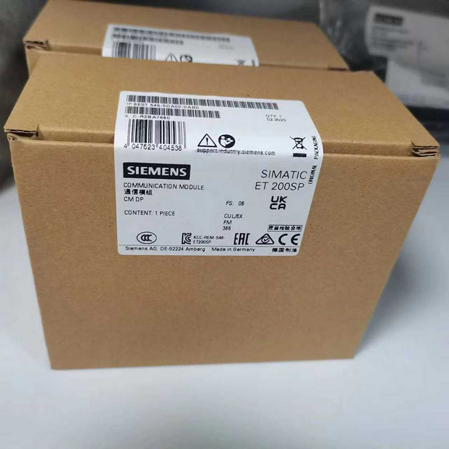 德国/西门子I6ES75455DA000AB0通讯模块S7-1500系列全新现