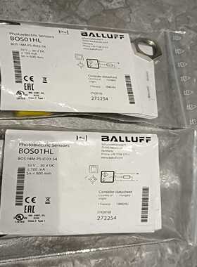 BALLUFF巴鲁夫BOS01HLBOS18M-P询价