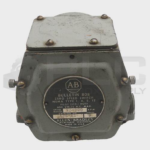 ALLEN BRADLEY 808E1 D INTERRUTTORE DI VELOCIT ZERO 600VAC 50