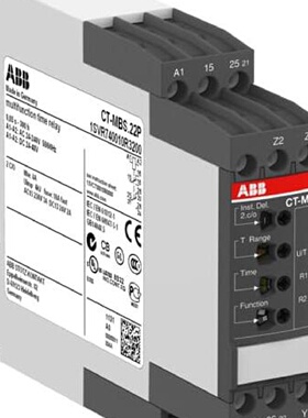 议价原装ABB电子延时继电器  CT-MBS.22P, 2c/o, 24-48VDC, 24-24
