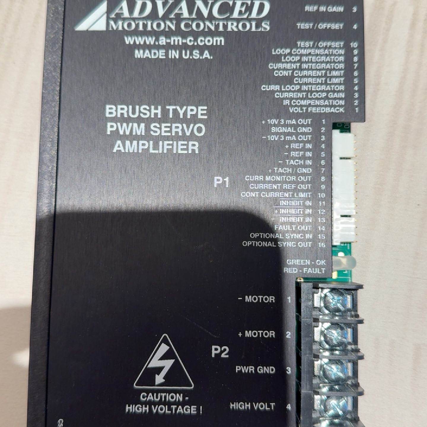 询美国ADVANCED伺服驱动器型号50A201输入电压4