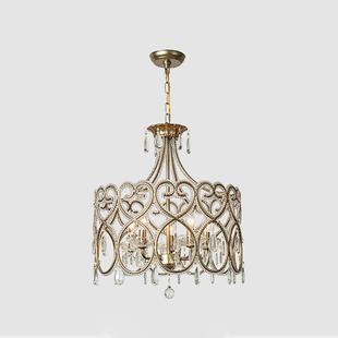 美式 轻奢水晶卧室灯 吸顶灯客厅灯餐厅阳台衣帽间灯具创意现代法式