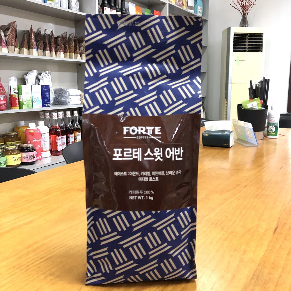 韩国进口POMONA FORTE甜蜜清香咖啡豆芳香焙炒意式浓缩特浓咖啡豆