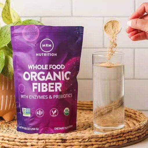 美国MRM Fiber膳食纤维粉酶益生元无麸促进肠道消化健康血糖平衡