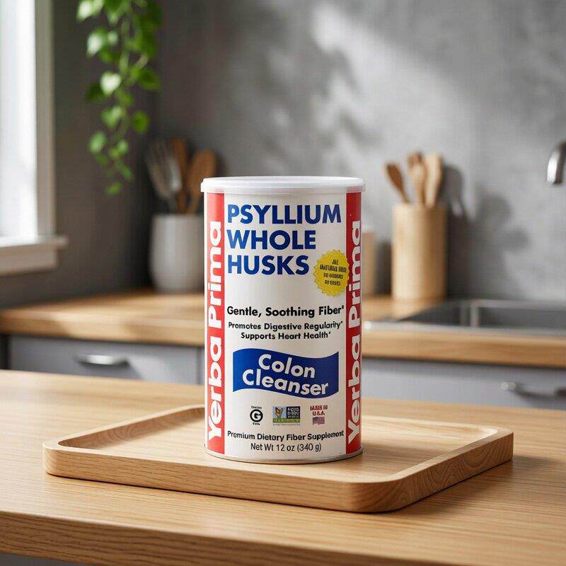 美国Yerba Psyllium Whole Husk洋车前子壳粉无麸高纤低碳促消化