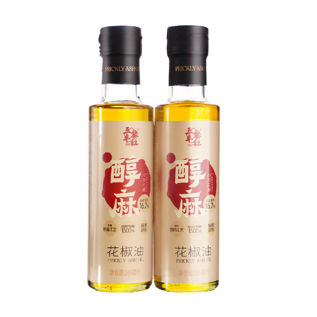山姆代购五丰黎红 花椒油265mL*2藤椒油凉拌菜蘸料调味油正品保证