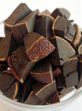 天津西北角蜜饯糖坊陈皮八仙果柚子清凉陈皮味凉糖黑色黄角250克