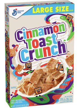 美国通用磨坊麦片肉桂麦片general mills cinnamon toast crunch