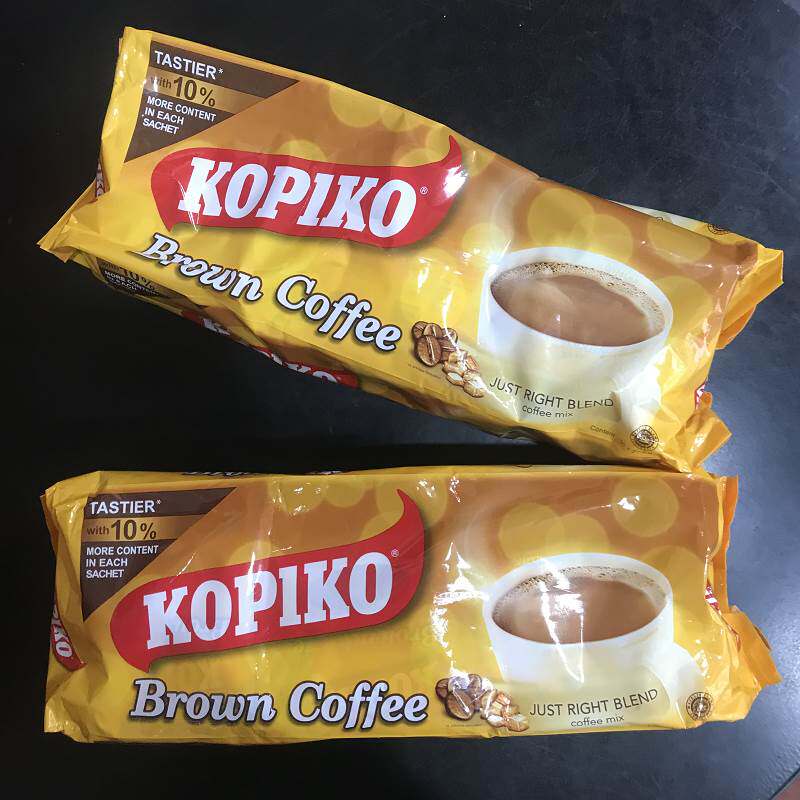 原装进口菲律宾可比克KOPIKO Browncoffee黄糖咖啡27.5*30包 825g