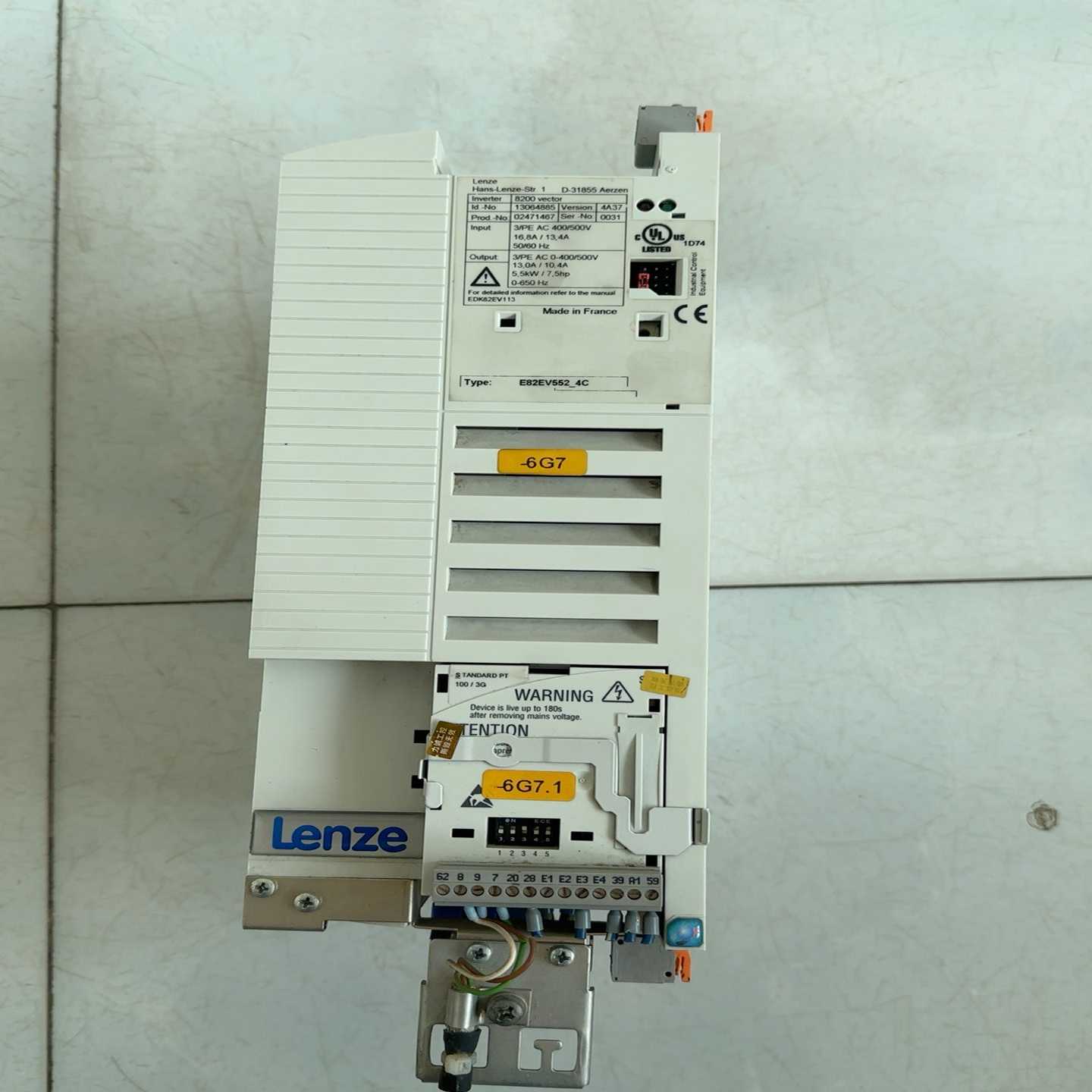 询价Lenze伦茨8200系列变频器5.5kw，E82EV552