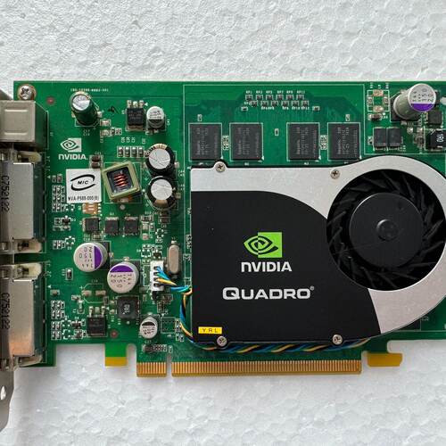 询》原装拆机NVIDIA双DVI接口AGP插槽型号NVA