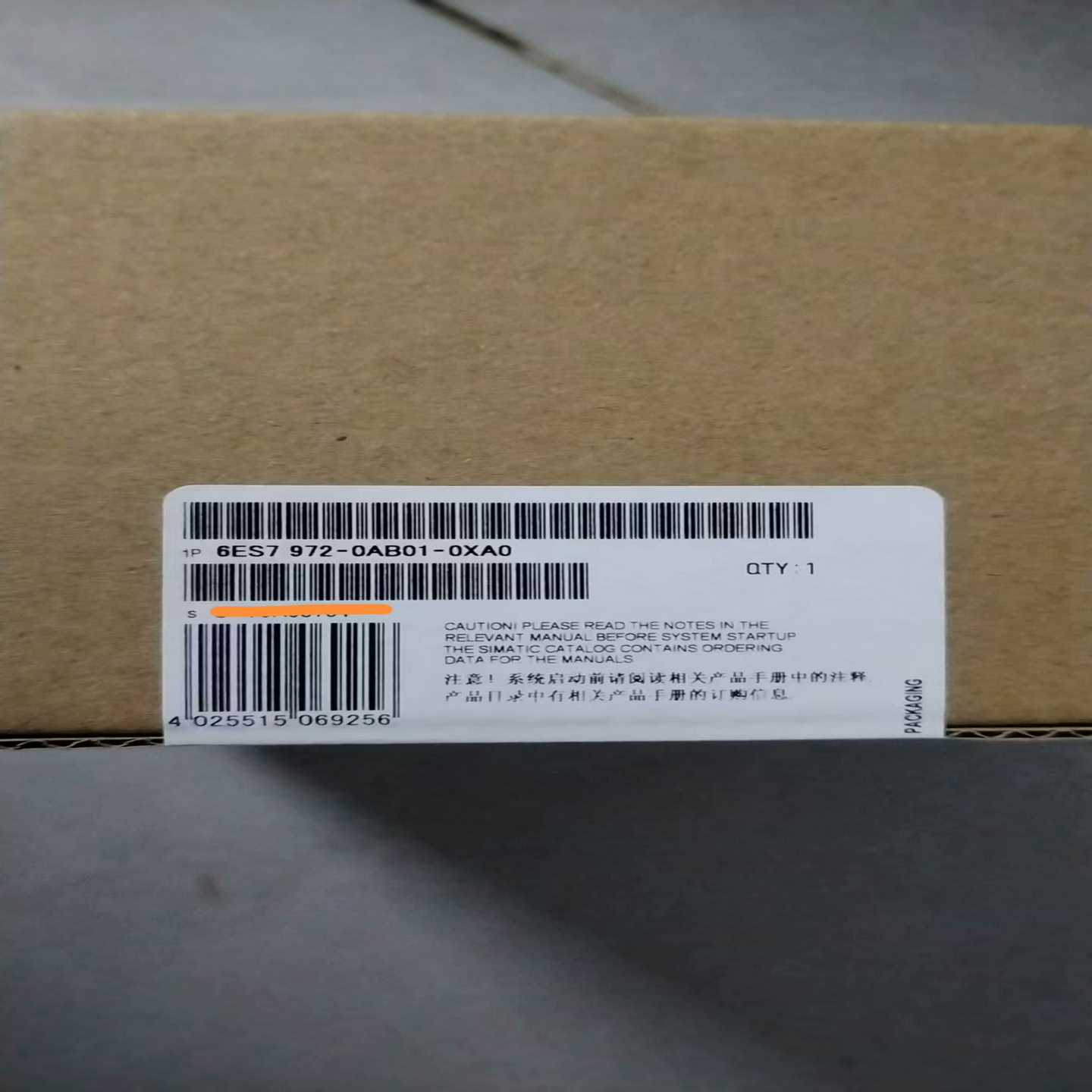 6ES7972-0AB01-0XA0系列余货，实图拍摄~询价
