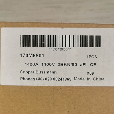 CooperBussmann巴斯曼熔断器170M6501议价