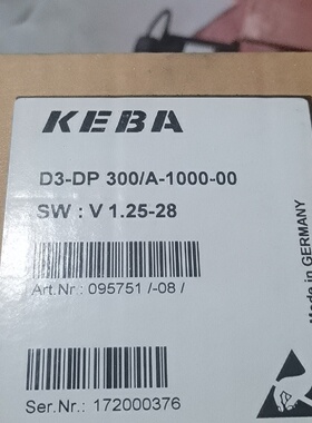 议价KEBA 科霸驱动器 D3-DP300/a -1000 -00 ?KEDRIVE D3 全新原