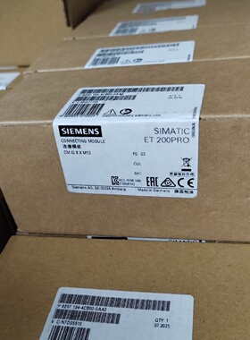 议价6ES7194-4CB00-0AA0全新原装未拆封
