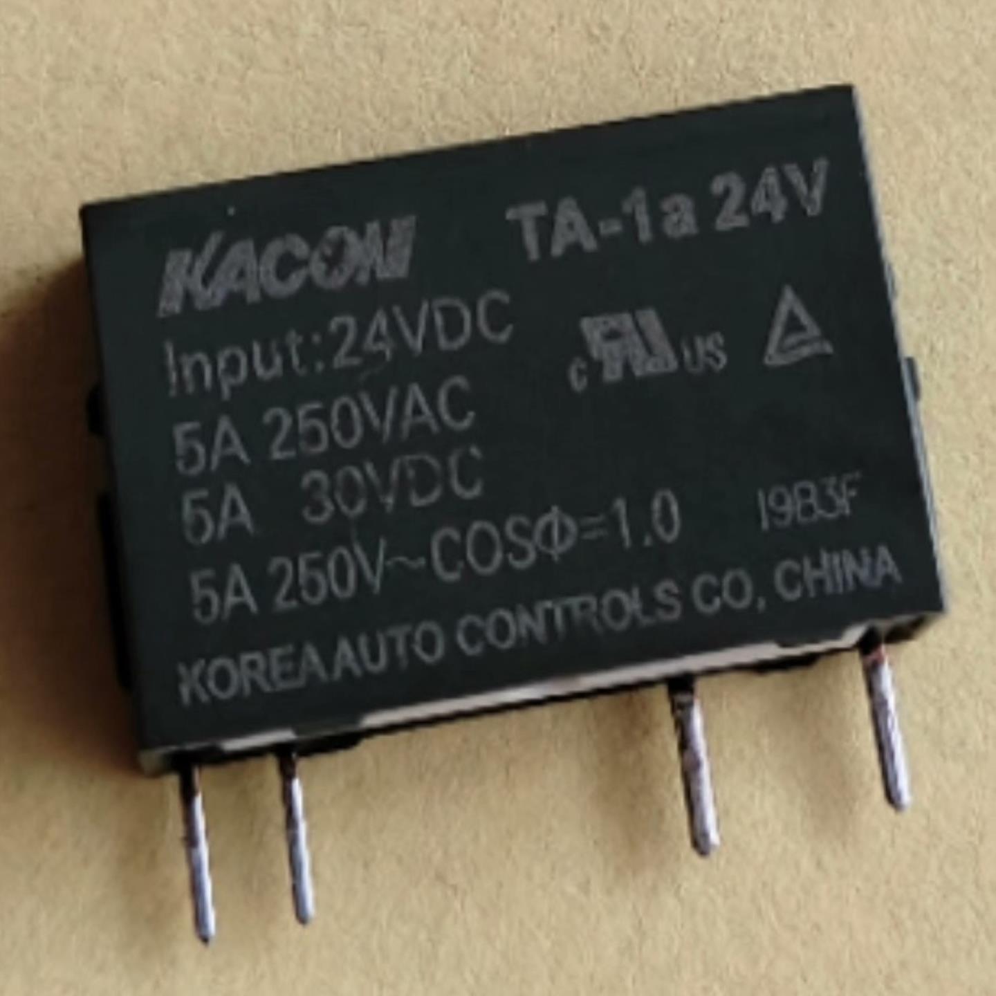 韩国品牌KACON凯昆4位继电器模块RXT-G04 24V内;议价