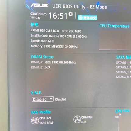 议价华硕h310i39100f8g内存。