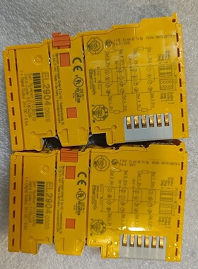 议价EL2904安全模块黄色外壳4路数议价