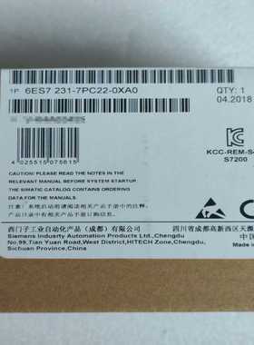 【议价】6ES7231-7PC22-0XA0未拆顺丰适用