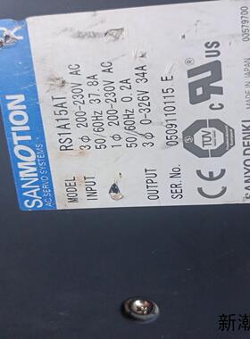 SANYO DENKI 山洋伺服RS1A15AT拆机包好可拍议价商品
