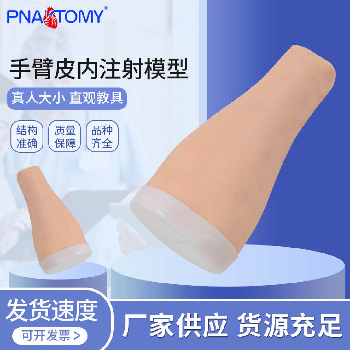 手臂皮内注射模型打针练习皮试训练模具皮下穿刺练习模块仿真