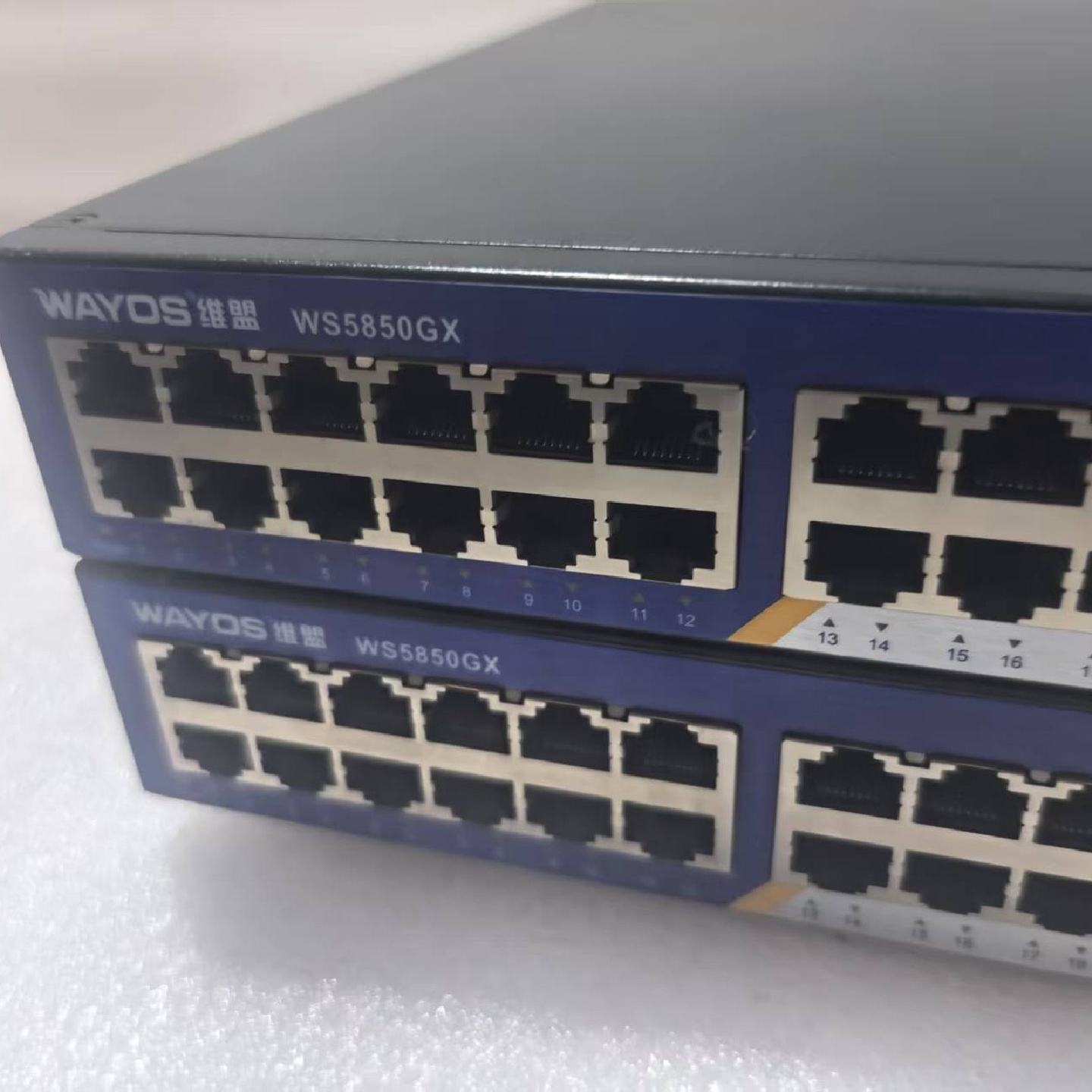 议价--WAYOSA维盟 WS5850GX万兆交换机 网吧正用拆下来