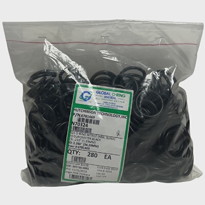280 GLOBAL ORING AND SEAL N70324 ORINGS 70 DURO BLACK 1.350