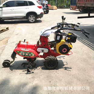 新款 田園管理機果園開溝培土機小型農(nóng)用耕地機