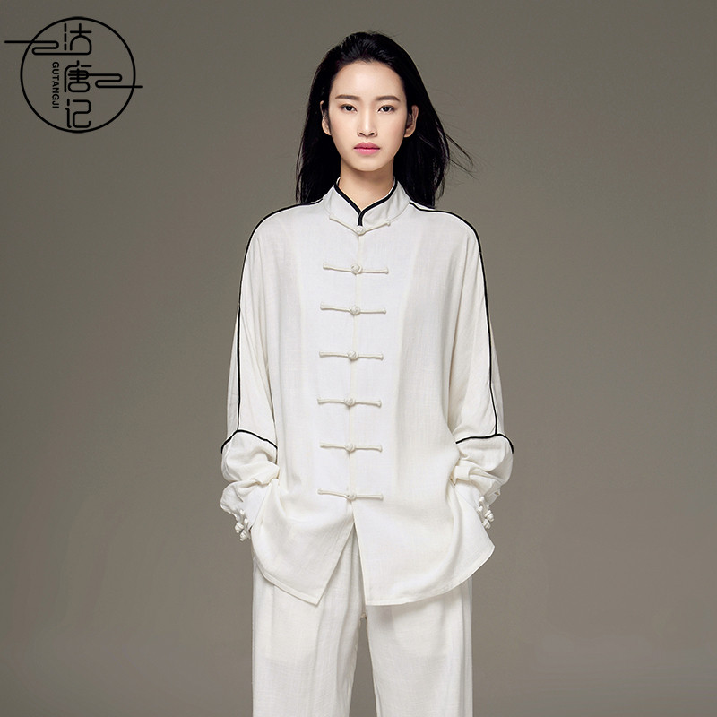 沽唐记太极服女 春秋季冬武术服男太极拳服练功服表演出服比