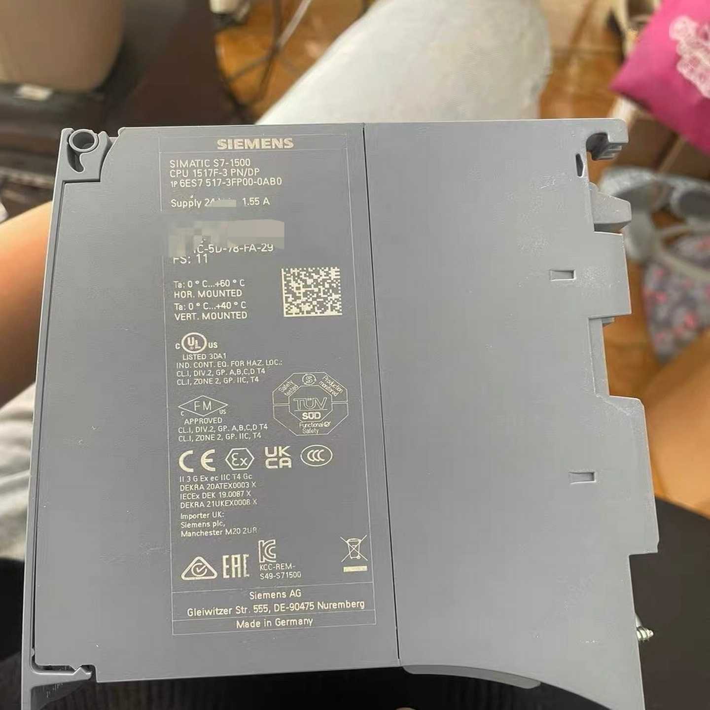 6ES7517-3FP00-0AB0西门子裸机99新,功能--议价商品