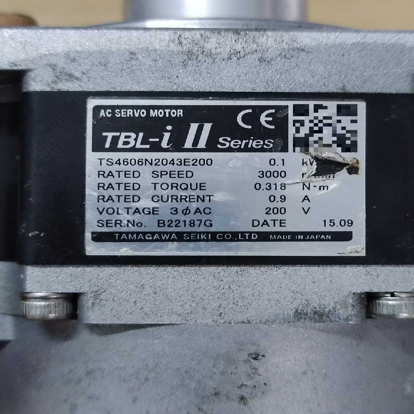 议价TS4606N2043E200多摩川电机，成色如图所示，功能