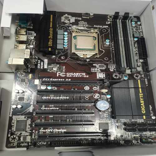 技嘉Z87P主板i54590CPU8G内存一套，自用拆--议价商品