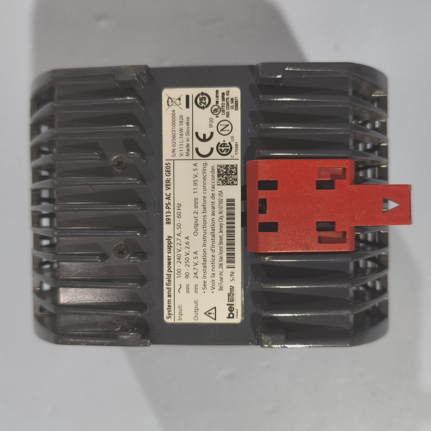 GE电源8913-PS-AC,实物图成色还不错,没有端子,标--议价商品