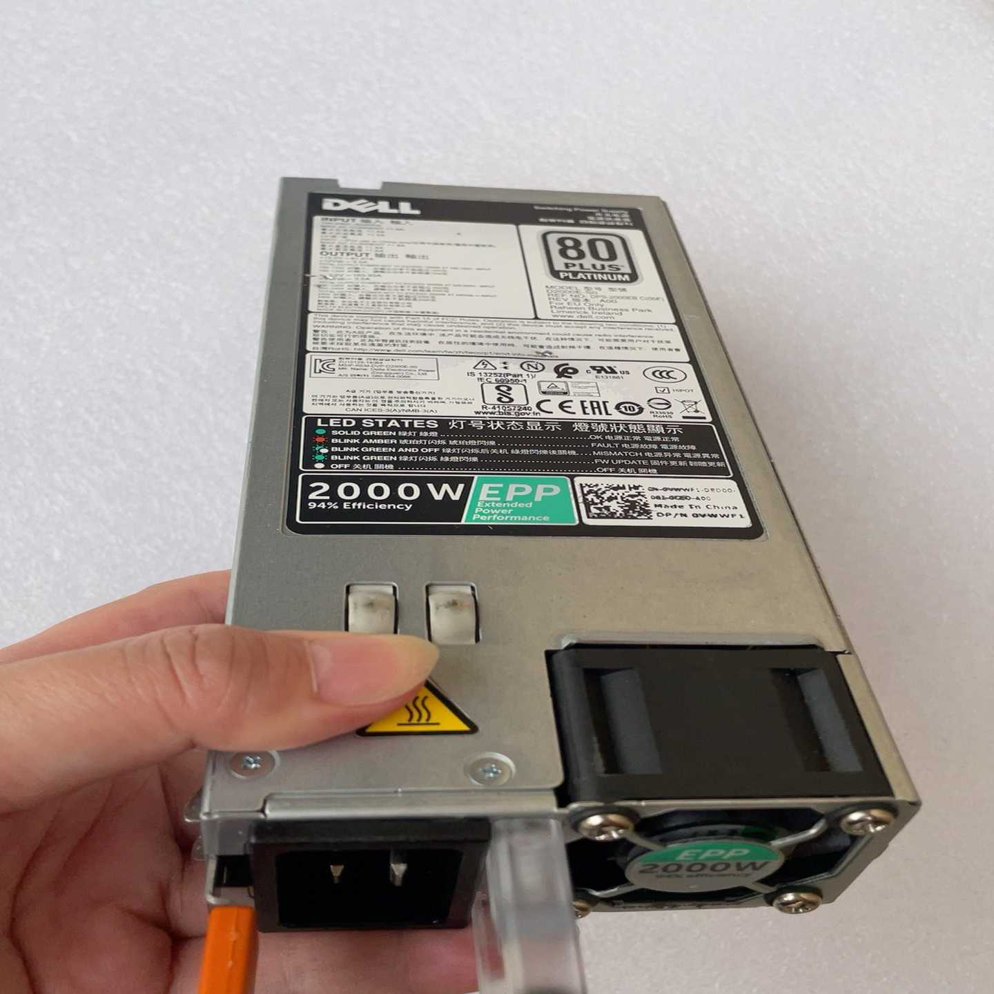 DELL13代MVP7C2000W电源DPS-2000E询价