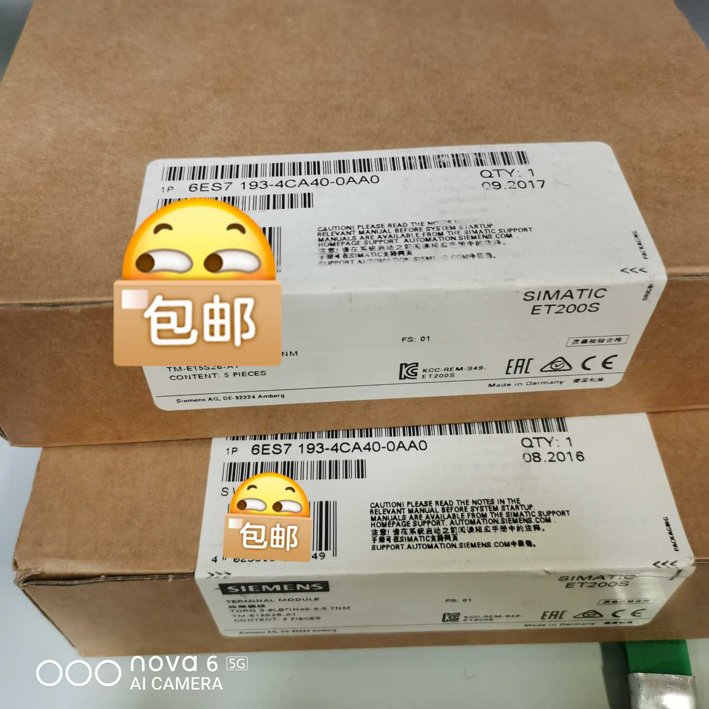 西门子6ES7193-4CA40-0AA0实拍图片全新--议价商品