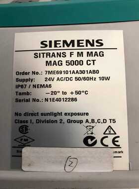 MAG5000CT变送器7ME6910-1AA30-1询价