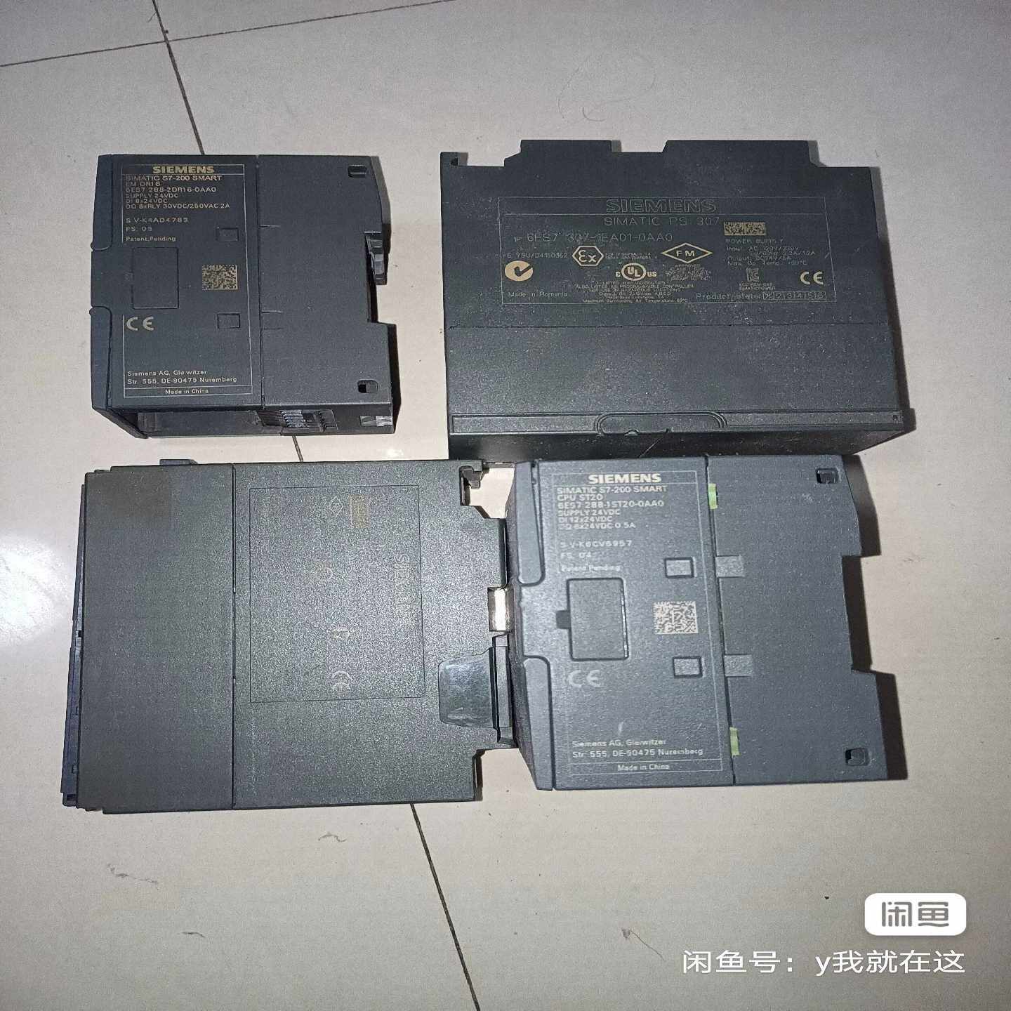 议价西门子plc拆机共4台 实图 正品型号 6es7  288-